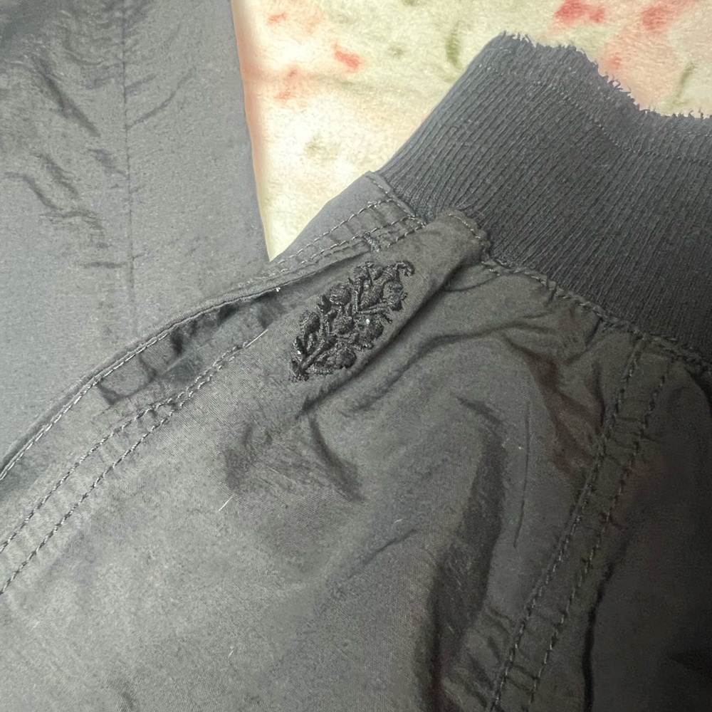 Free People Movement Mesmerize Me Pants Black XS Cargo Straight Leg Baggy Sporty - Picture 7 of 8